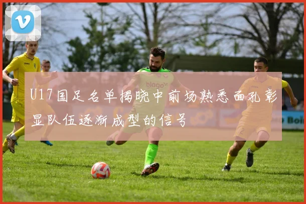 U17国足名单揭晓中前场熟悉面孔彰显队伍逐渐成型的信号